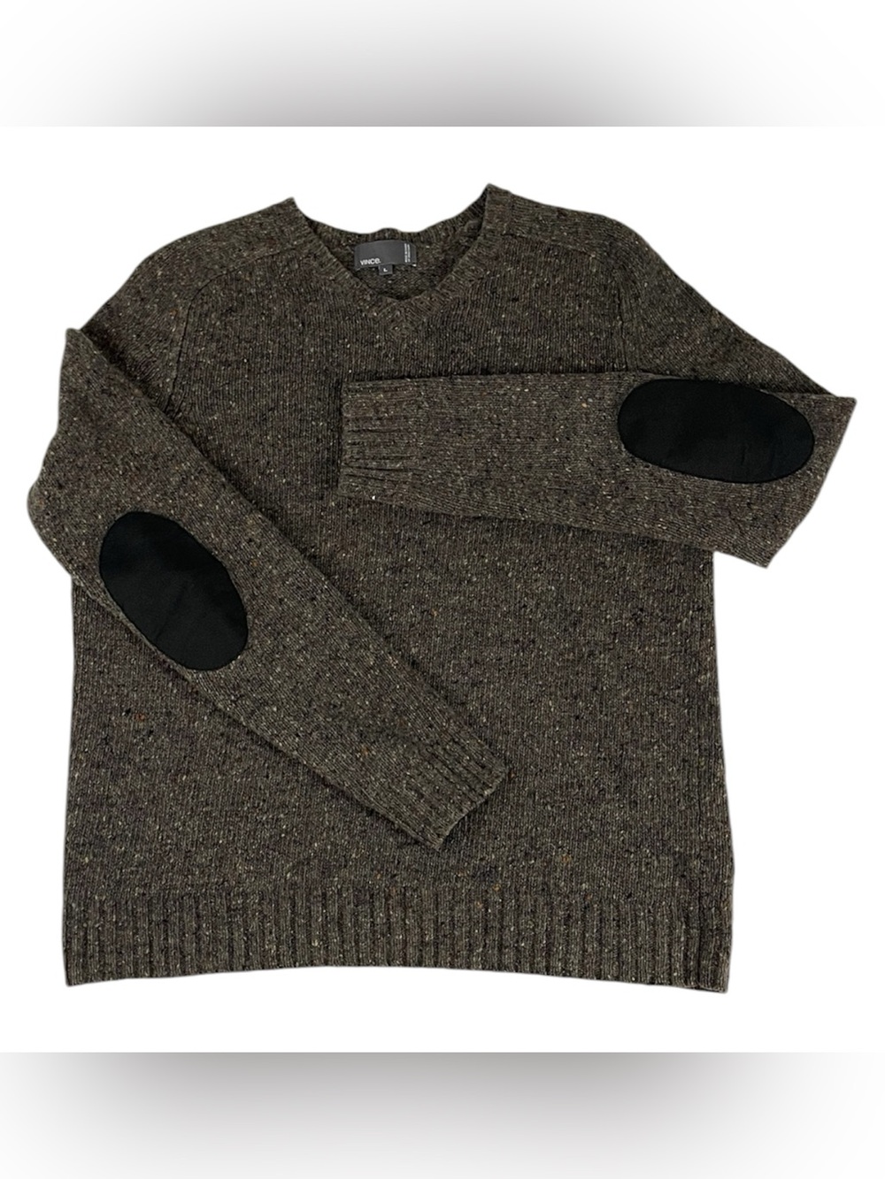 Vince Heirloom Wool V-Neck Sweater